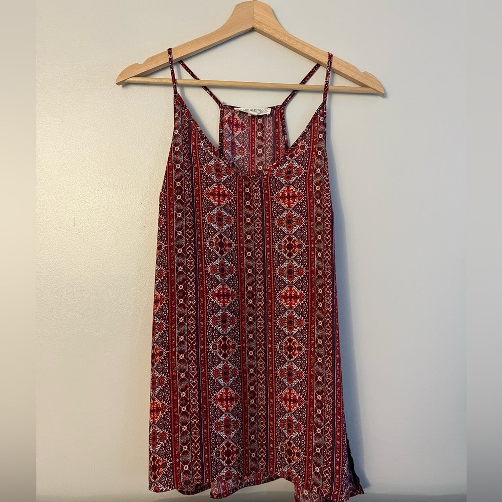 Pink Rose Women’s spaghetti strap tank